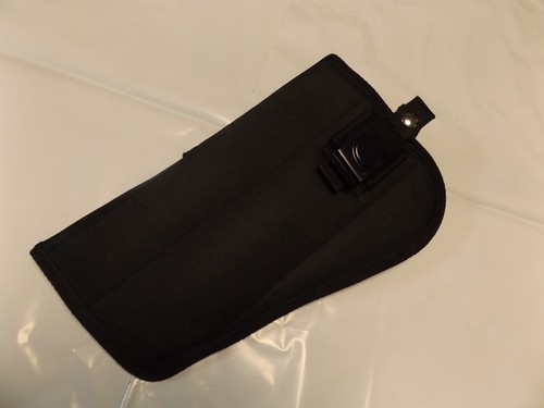Black camo belt holster - r,